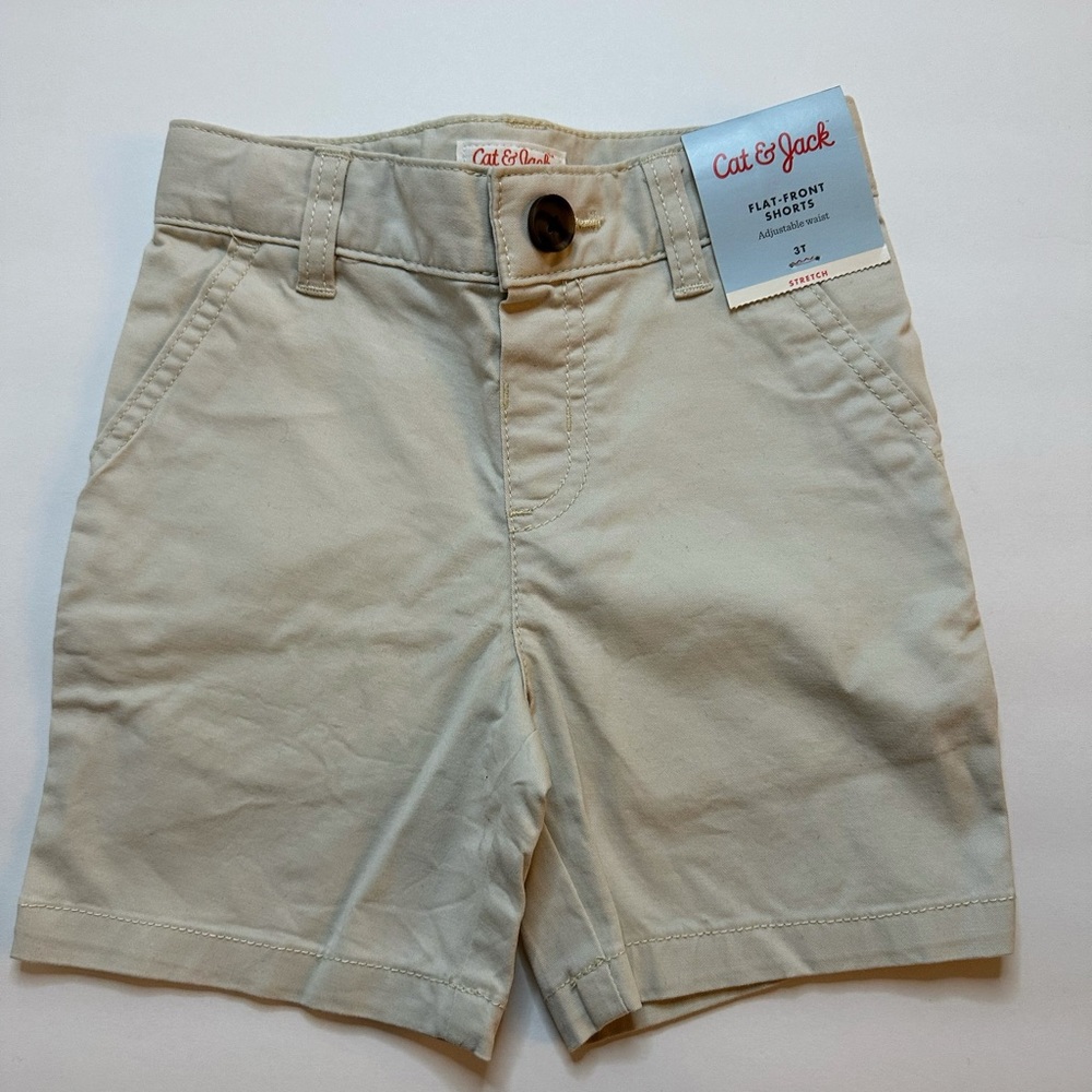 Cat & Jack Flat-Front Shorts - Toddler